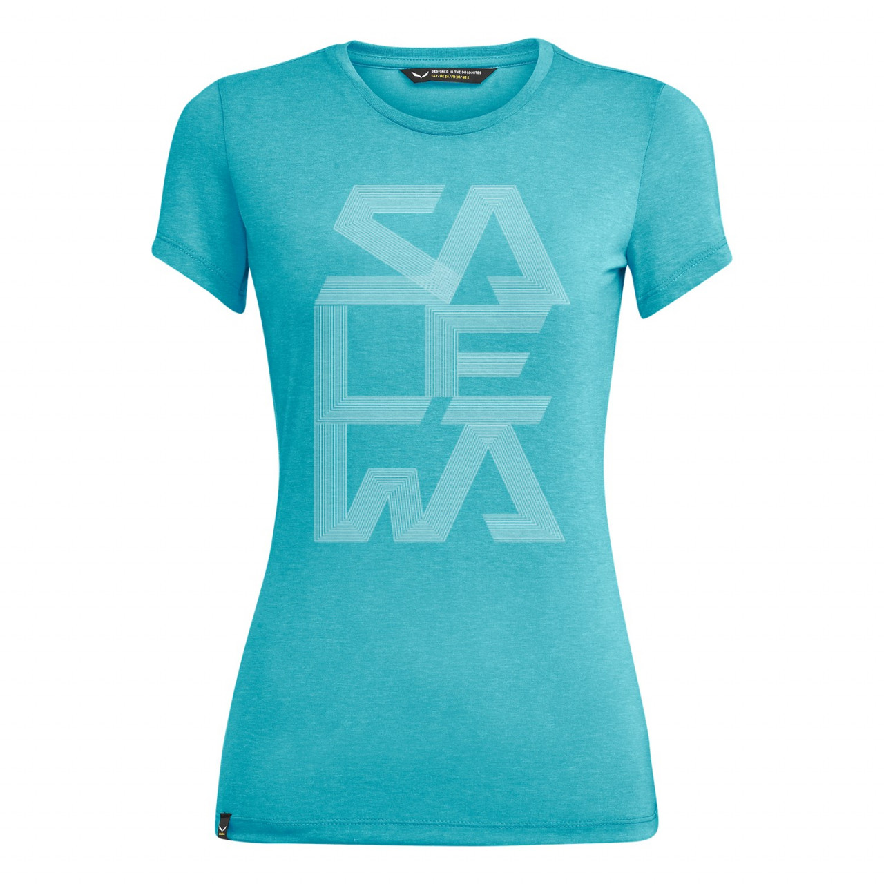 Salewa Women's Print Dry T-Shirts Blue WGY-651382